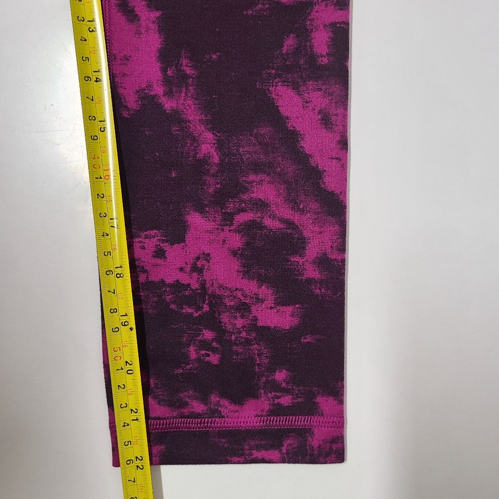 Lululemon Wunder Under Crop II Leggings Full-On Luon Breezie Regal Plum/Black 4 - Picture 12 of 12
